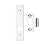 ZOO HARDWARE FACE PLATE AND STRIKE PLATE ACCESSORY PACK FOR HORIZONTAL LATCH, POLISHED NICKEL - ZLAP17BPN