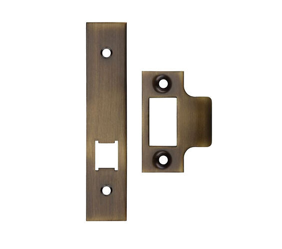 ZOO HARDWARE FACE PLATE AND STRIKE PLATE ACCESSORY PACK FOR HORIZONTAL LATCH, FLORENTINE BRONZE - ZLAP17BFB
