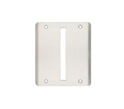 ZOO HARDWARE VIER DIN SPARE DOUBLE STRIKE TO SUIT ROLLER, SATIN STAINLESS STEEL - ZLAP22SS