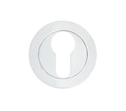 ZOO HARDWARE STANZA CONTRACT RANGE EURO PROFILE ESCUTCHEON POLISHED CHROME - ZPA001-CP (SOLD IN SINGLES)
