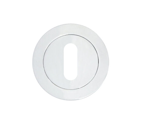 ZOO HARDWARE STANZA CONTRACT RANGE STANDARD PROFILE ESCUTCHEON POLISHED CHROME - ZPA002-CP (SOLD IN SINGLES)