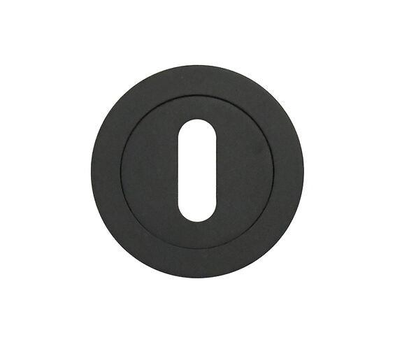 ZOO HARDWARE STANZA CONTRACT STANDARD PROFILE ESCUTCHEON MATT BLACK - ZPA002-MB (SOLD IN SINGLES)