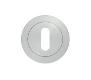 ZOO HARDWARE STANZA CONTRACT RANGE STANDARD PROFILE ESCUTCHEON SATIN CHROME - ZPA002-SC (SOLD IN SINGLES)