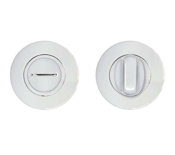 ZOO HARDWARE STANZA CONTRACT RANGE BATHROOM TURN & RELEASE, POLISHED CHROME - ZPA004-CP