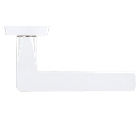 ZOO HARDWARE STANZA LEON CONTRACT RANGE DOOR HANDLES ON BACKPLATE POLISHED CHROME –  (SOLD IN PAIRS)