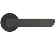 ZOO HARDWARE STANZA VALENCIA CONTRACT RANGE LEVER ON ROUND ROSE MATT BLACK - ZPA040-MB (SOLD IN PAIRS)