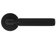 ZOO HARDWARE STANZA BILBAO CONTRACT RANGE LEVER ON ROUND ROSE MATT BLACK – ZPA090-MB (SOLD IN PAIRS)