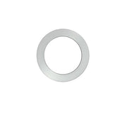 ZOO HARDWARE SPARE ALUMINIUM SCREW ON ROSE PACK (FOR ZPA HANDLES), SATIN CHROME - ZPASP20-SC (SOLD IN PAIRS)