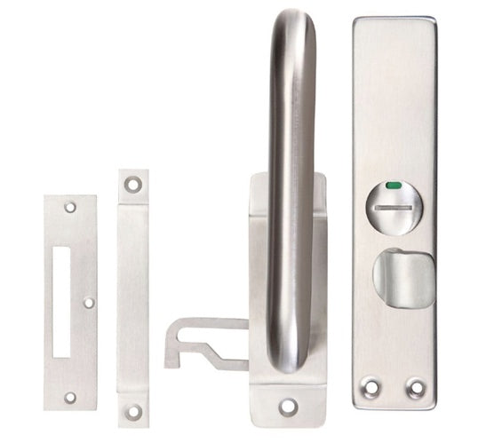 ZOO HARDWARE ZPS FACILITY INDICATOR DOOR HANDLE SATIN STAINLESS STEEL - ZPS100SS (SOLD IN SINGLES)