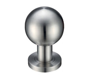 ZOO HARDWARE ZPS BALL MORTICE KNOB SATIN STAINLESS STEEL – ZPS200SS (PAIR)