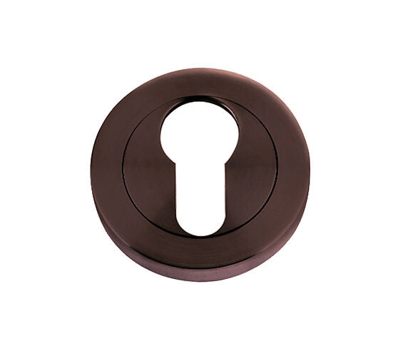 ZOO HARDWARE STANZA EURO PROFILE ESCUTCHEON ETNA BRONZE - ZPZ001-ETB (SOLD IN SINGLES)