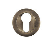 ZOO HARDWARE STANZA EURO PROFILE ESCUTCHEON FLORENTINE BRONZE - ZPZ001FB (SOLD IN SINGLES)