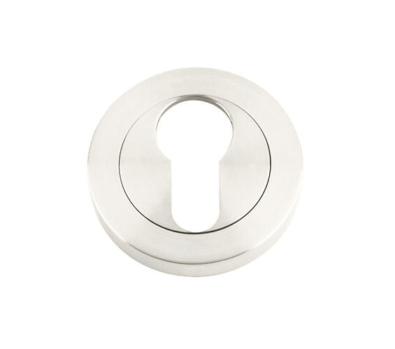 ZOO HARDWARE STANZA EURO PROFILE ESCUTCHEON POLISHED NICKEL - ZPZ001PN (SOLD IN SINGLES)