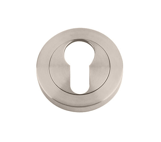 ZOO HARDWARE STANZA EURO PROFILE ESCUTCHEON SATIN NICKEL - ZPZ001SN (SOLD IN SINGLES)