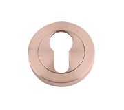 ZOO HARDWARE STANZA EURO PROFILE ESCUTCHEON TUSCAN ROSE GOLD - ZPZ001-TRG (SOLD IN SINGLES)