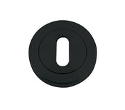 ZOO HARDWARE STANZA STANDARD PROFILE ESCUTCHEON OSCURO MATT BLACK - ZPZ002-OMB (SOLD IN SINGLES)