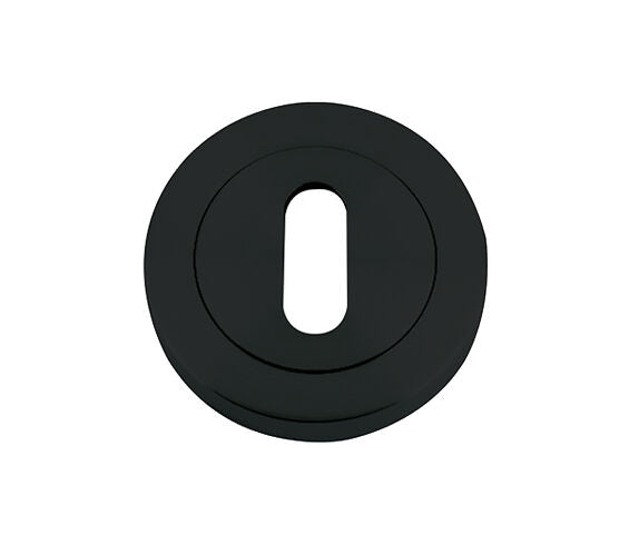 ZOO HARDWARE STANZA STANDARD PROFILE ESCUTCHEON OSCURO MATT BLACK - ZPZ002-OMB (SOLD IN SINGLES)