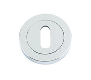 ZOO HARDWARE STANZA STANDARD PROFILE ESCUTCHEON POLISHED CHROME - ZPZ002CP (SOLD IN SINGLES)