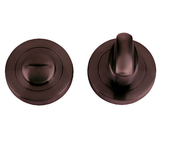ZOO HARDWARE STANZA BATHROOM TURN & RELEASE, ETNA BRONZE - ZPZ004-ETB