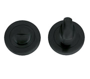 ZOO HARDWARE STANZA BATHROOM TURN & RELEASE, OSCURO MATT BLACK - ZPZ004-OMB