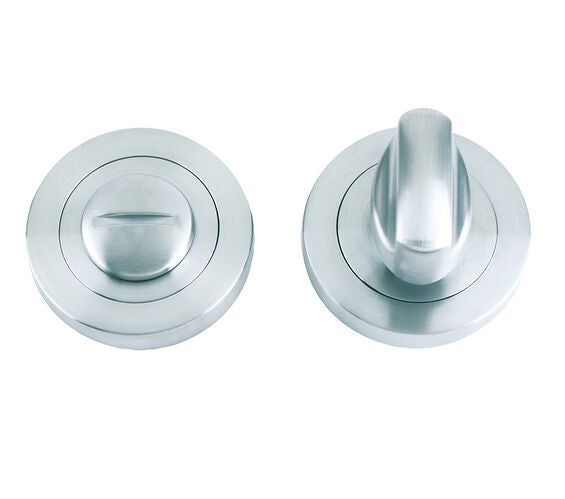ZOO HARDWARE STANZA BATHROOM TURN & RELEASE, SATIN NICKEL - ZPZ004SN