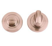 ZOO HARDWARE STANZA BATHROOM TURN & RELEASE, TUSCAN ROSE GOLD - ZPZ004-TRG