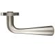 ZOO HARDWARE STANZA ASSISI LEVER ON ROUND ROSE  SATIN NICKEL - ZPZ010SN (SOLD IN PAIRS)