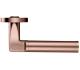 ZOO HARDWARE STANZA MILAN LEVER ON ROUND ROSE TUSCAN ROSE GOLD - ZPZ030‑TRG (SOLD IN PAIRS)