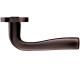 ZOO HARDWARE STANZA SIENA LEVER ON ROUND ROSE ETNA BRONZE - ZPZ050‑ETB (SOLD IN PAIRS)