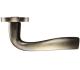 ZOO HARDWARE STANZA SIENA LEVER ON ROUND ROSE  FLORENTINE BRONZE - ZPZ050FB (SOLD IN PAIRS)