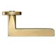 ZOO HARDWARE STANZA VENICE LEVER ON ROUND ROSE  FAVO SATIN BRASS - ZPZ070‑FSB (SOLD IN PAIRS)