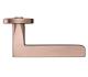 ZOO HARDWARE STANZA VENICE LEVER ON ROUND ROSE  TUSCAN ROSE GOLD - ZPZ070‑TRG (SOLD IN PAIRS)