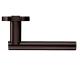 ZOO HARDWARE STANZA LUCCA LEVER ON ROUND ROSE  ETNA BRONZE - ZPZ090‑ETB (SOLD IN PAIRS)
