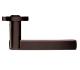 ZOO HARDWARE STANZA ADRIA LEVER ON ROUND ROSE  ETNA BRONZE  ZPZ100‑ETB (SOLD IN PAIRS)