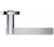 ZOO HARDWARE STANZA ADRIA LEVER ON ROUND ROSE  DUAL FINISH SATIN CHROME & POLISHED CHROME - ZPZ100SCCP (SOLD IN PAIRS)