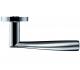 ZOO HARDWARE STANZA VESTA LEVER ON ROUND ROSE | POLISHED CHROME | ZPZ210CP (SOLD IN PAIRS)