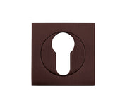 ZOO HARDWARE STANZA SQUARE EURO PROFILE ESCUTCHEON ETNA BRONZE - ZPZSQ001-ETB (SOLD IN SINGLES)