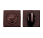 ZOO HARDWARE STANZA SQUARE BATHROOM TURN & RELEASE, ETNA BRONZE - ZPZSQ004-ETB (SOLD IN SINGLES)