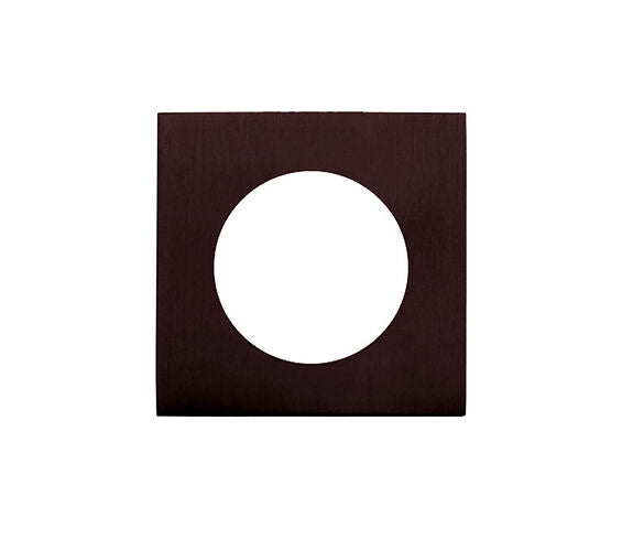 ZOO HARDWARE SPARE SQUARE SCREW ON ROSE PACK (FOR ZPZ HANDLES), ETNA BRONZE - ZPZSQSR-ETB