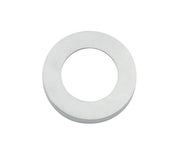 ZOO HARDWARE SPARE ROUND SCREW ON ROSE PACK (FOR ZPZ HANDLES), SATIN CHROME - ZPZSRSC