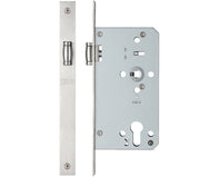 ZOO HARDWARE VIER 72MM C/C DIN ROLLER LATCH (SQUARE OR RADIUS PROFILE) - SATIN STAINLESS STEEL
