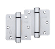 ZOO HARDWARE 3.5" SPRING HINGE PLUS SLAVE PACK, SATIN STAINLESS STEEL - ZSHPSC (SOLD IN PAIRS)
