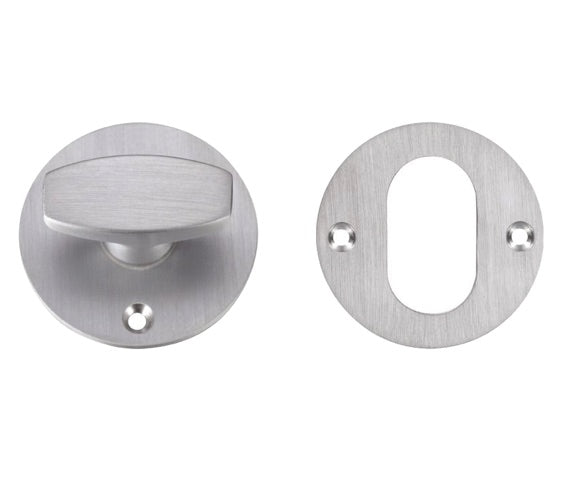 ZOO HARDWARE UK REPLACEMENT NIGHT LATCH TURN AND RELEASE, SATIN CHROME - ZURNLTSC