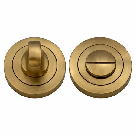 IRZ004AB BATHROOM TURN AND RELEASE 50MM – ANTIQUE BRASS
