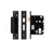 ARCHITECTURAL EURO PROFILE SASH LOCK 76MM WITH 57MM BACKSET – BLACK