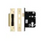 ARCHITECTURAL EURO PROFILE SASH LOCK 76MM WITH 57MM BACKSET – SATIN BRASS