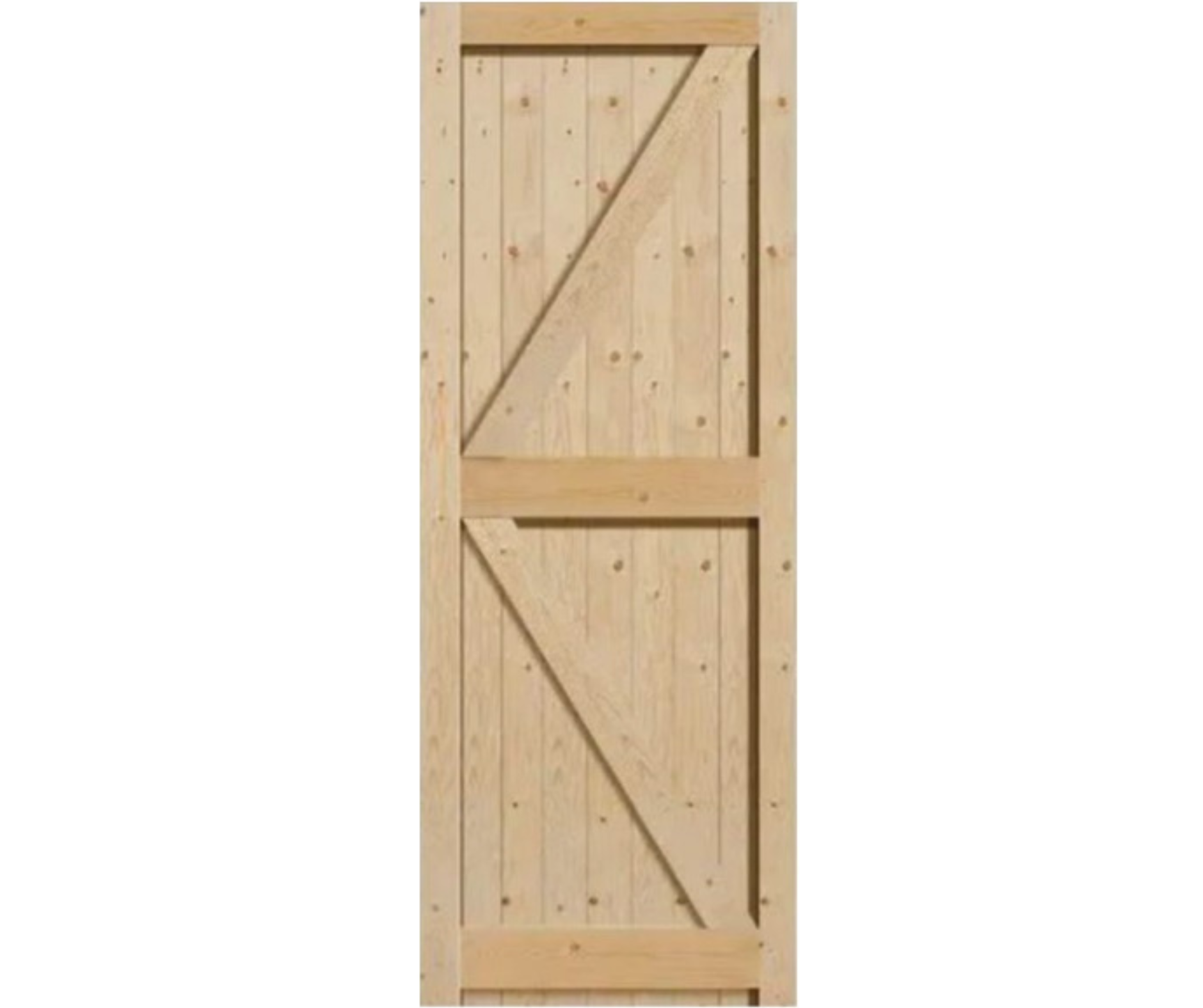 REDWOOD LEDGED & BRACED FRAMED EXTERNAL DOOR