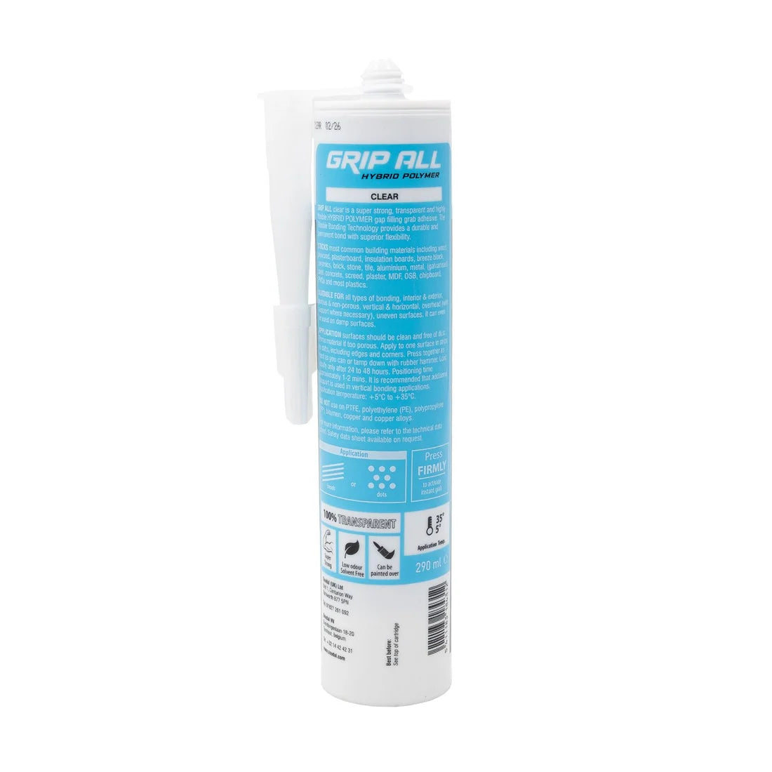 Soudal Sili AL Hybrid Polymer Adhesive - Clear