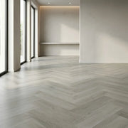 DN3007‑2 LIGHT GREY OAK 6.5MM HERRINGBONE FLOORING