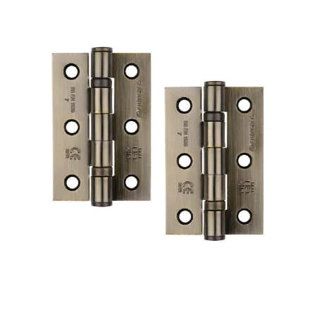 HIN1322/7AB GRADE 7 BALL BEARING HINGE 76MM – ANTIQUE BRASS